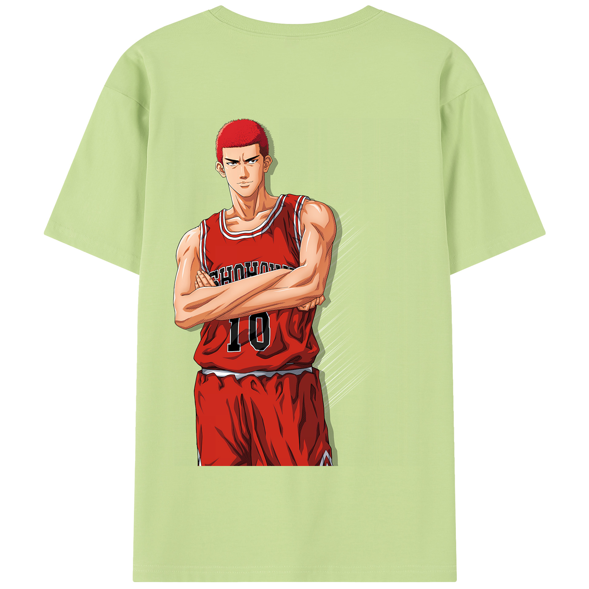 SLAM DUNK／スラムダンク 綿100％半袖Tシャツ（背面プリント）
